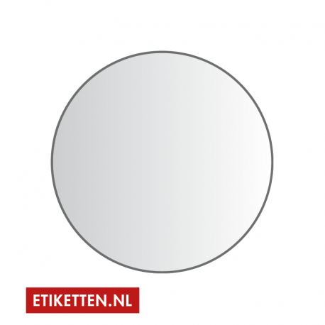 Sluitsticker - Sluitzegel - Transparant - Glashelder etiketten - rond 40 mm - 1.000 per rol